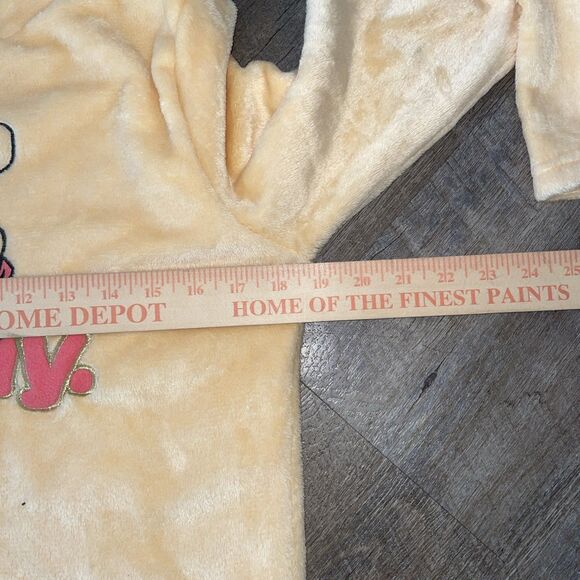 DISNEY WINNIE THE POOH Hunny Warm Fleece Matching Pajama Set Size Small 4-6 - Picture 7 of 8